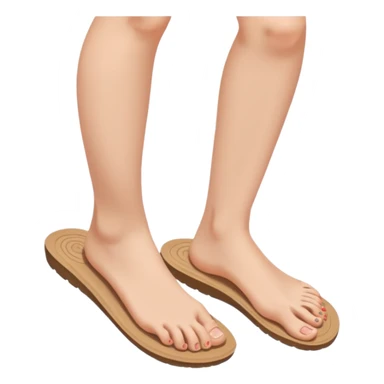 a woman sitting barefoot with one talking detailed pretty face on each sole sticker