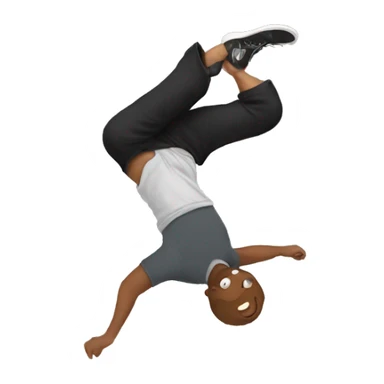 Guy dojng backflip sticker