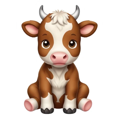 Baby cow  sticker