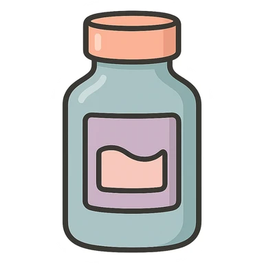 water bottle with wide neck, icon-color-outlined style, Chinese eastern style, thin clean contours, soft rounded shapes, pastel palette #98B5BC, #B5B3C1, #C9A3C9, #E4C0CA, #F7DCD1, #F7C0AA, detailed shadows and highlights, soft lighting, transparent background, no decoration sticker