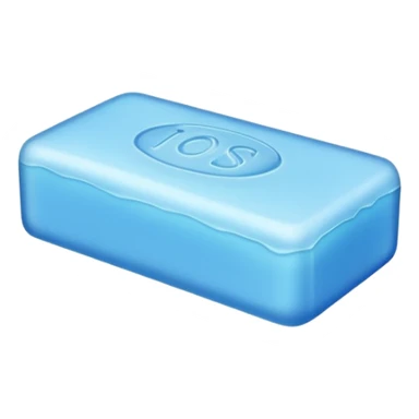blue soap sticker
