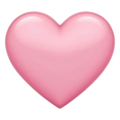 cute light rose heart sticker