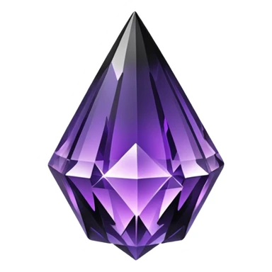 Purplish/black Skyshard crystal sticker