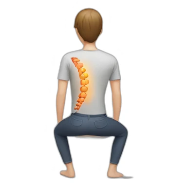 back-pain sticker