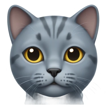 British blue cat sticker