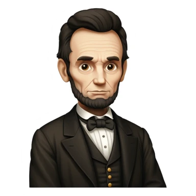 President Lincoln freeing the Slaves sticker