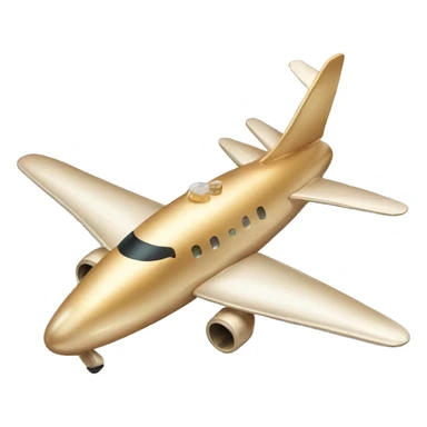 Plane shaped like a bottle of champagne  sticker