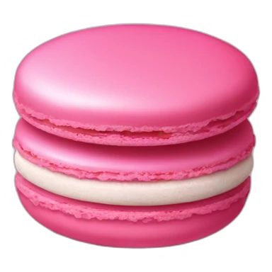 Pink macaroon sticker