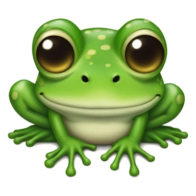 frog with a bow sticker