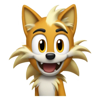Tails sonic sticker