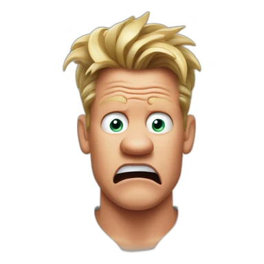 shocked gordon ramsay sticker