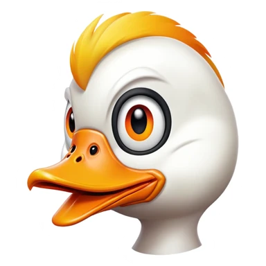 Psycho duck sticker
