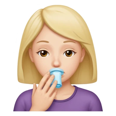 Nose smelling butt sticker