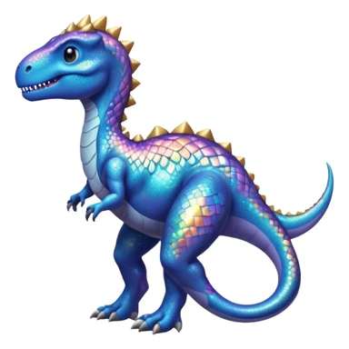 A magical dinosaur. A space dinosaur. sticker