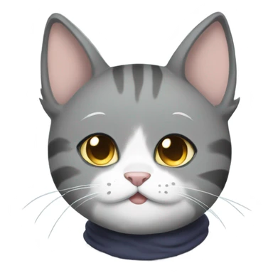 Anime cat saying I MISS YOU sticker