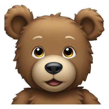 navi blue teddy sticker