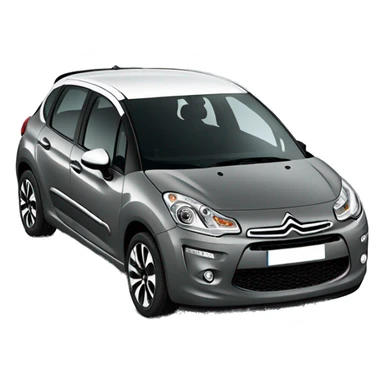 Citroën c3 grijs  sticker