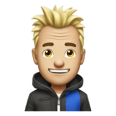 Sonic con i baffi sticker