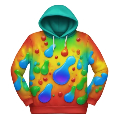 Lava lamp hoodie  sticker