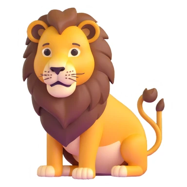 lion animal sticker