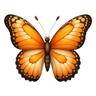 butterfly with leo print on the wings sticker