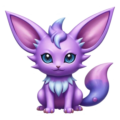 Shiny Exotic Espeon-Skitty-Nidorino-Hybrid-Creature sticker