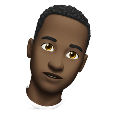 black shirt meme boy tough mean sticker