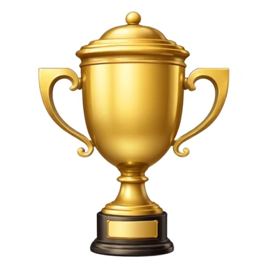 gold trophy sticker