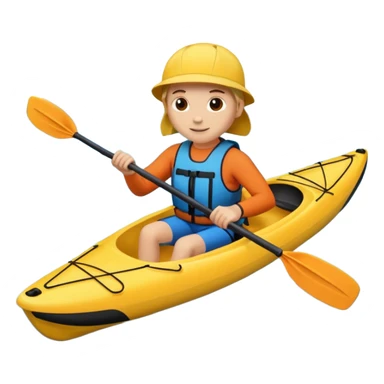 Kayaker sticker
