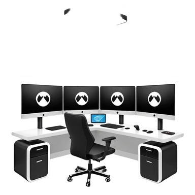 gaming setup sticker