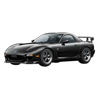 Mazda RX-7 MK4 best view  sticker