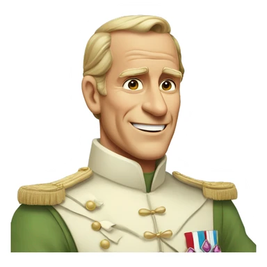 Prince Phillip Disney  sticker