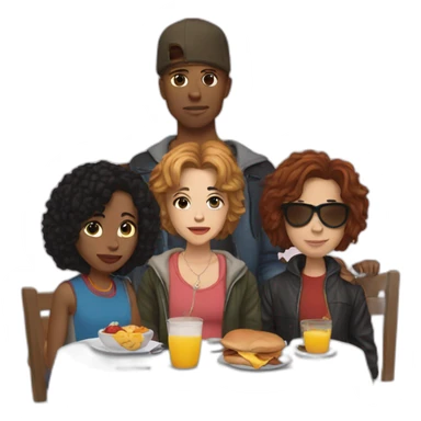 breakfast club sticker