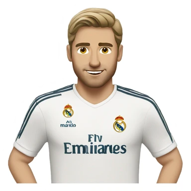 Real Madrid white guy sticker