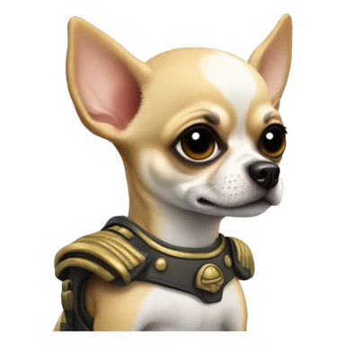 chihuahua spacemarine sticker