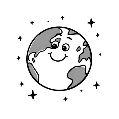 Earth emoji sticker