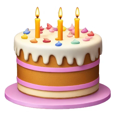 Birthday cake with candles  sticker