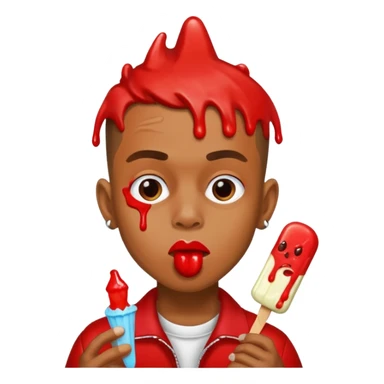 Soulja boy eating a popsicle sticker