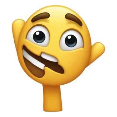 Emoji reaching over aggressively  sticker