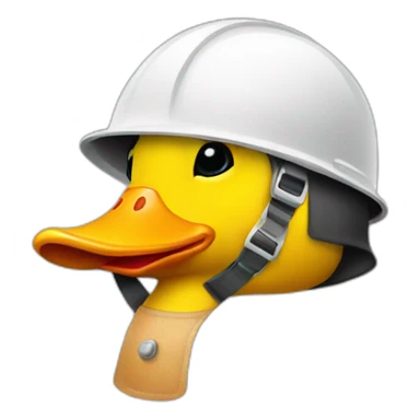 safety helmet duck sticker