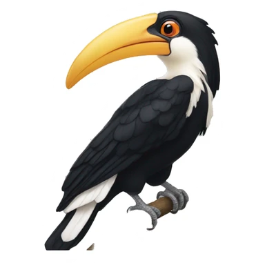 Oriental Pied Hornbill sticker