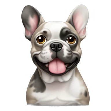 Merle Frenchie sticker
