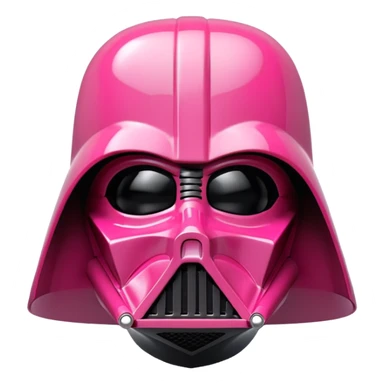 Darth Vader in pink sticker