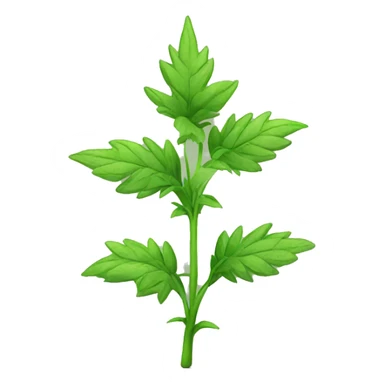 weed plant sticker