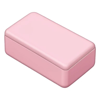 White and lighpink eraser sticker