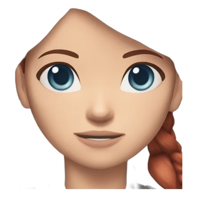 Claire Redfield blue eyes sticker