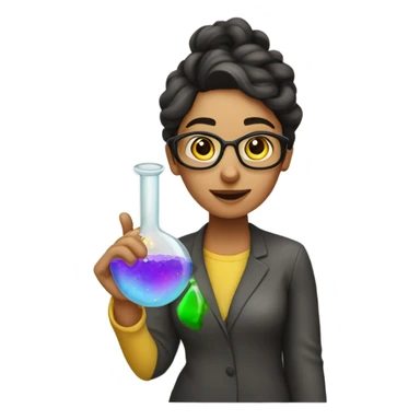 Rosalia doing chemistry  sticker