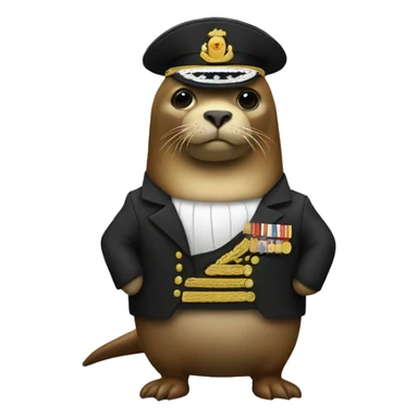 sea lion  dictator sticker