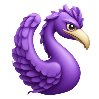 Simorgh, violet sticker