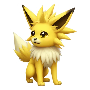 Kawaii Cool Edgy Jolteon full body sticker